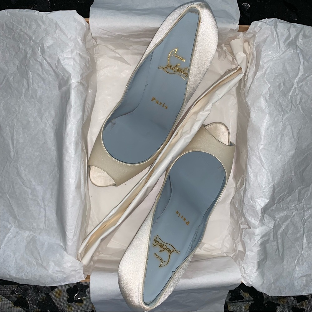 Christian Louboutin wedding Hyper Prive Satin - Picture 2 of 16